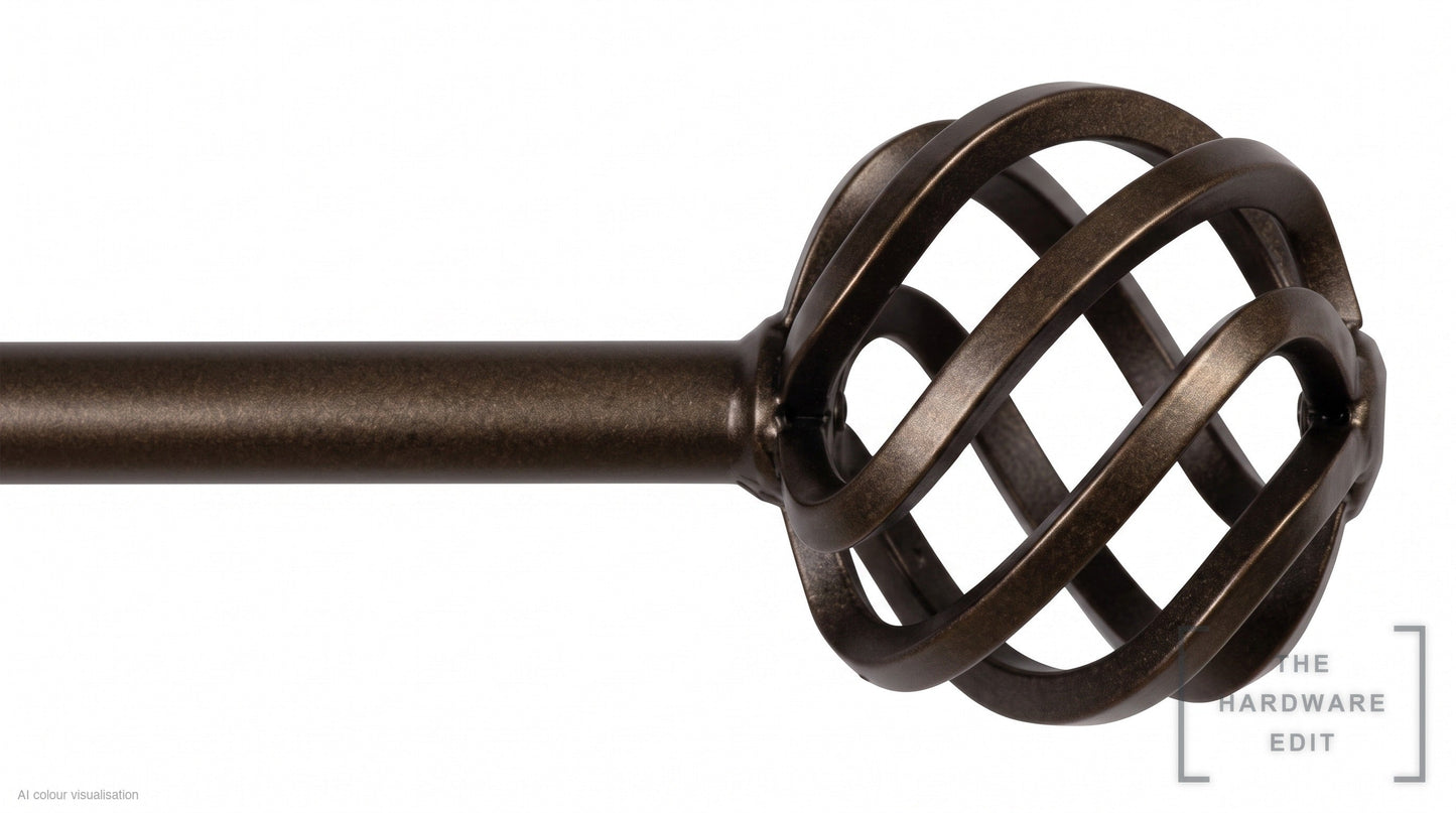 Basket finial – Bronze (AI colour visualisation)