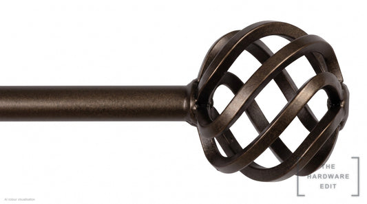 Basket finial – Bronze (AI colour visualisation)