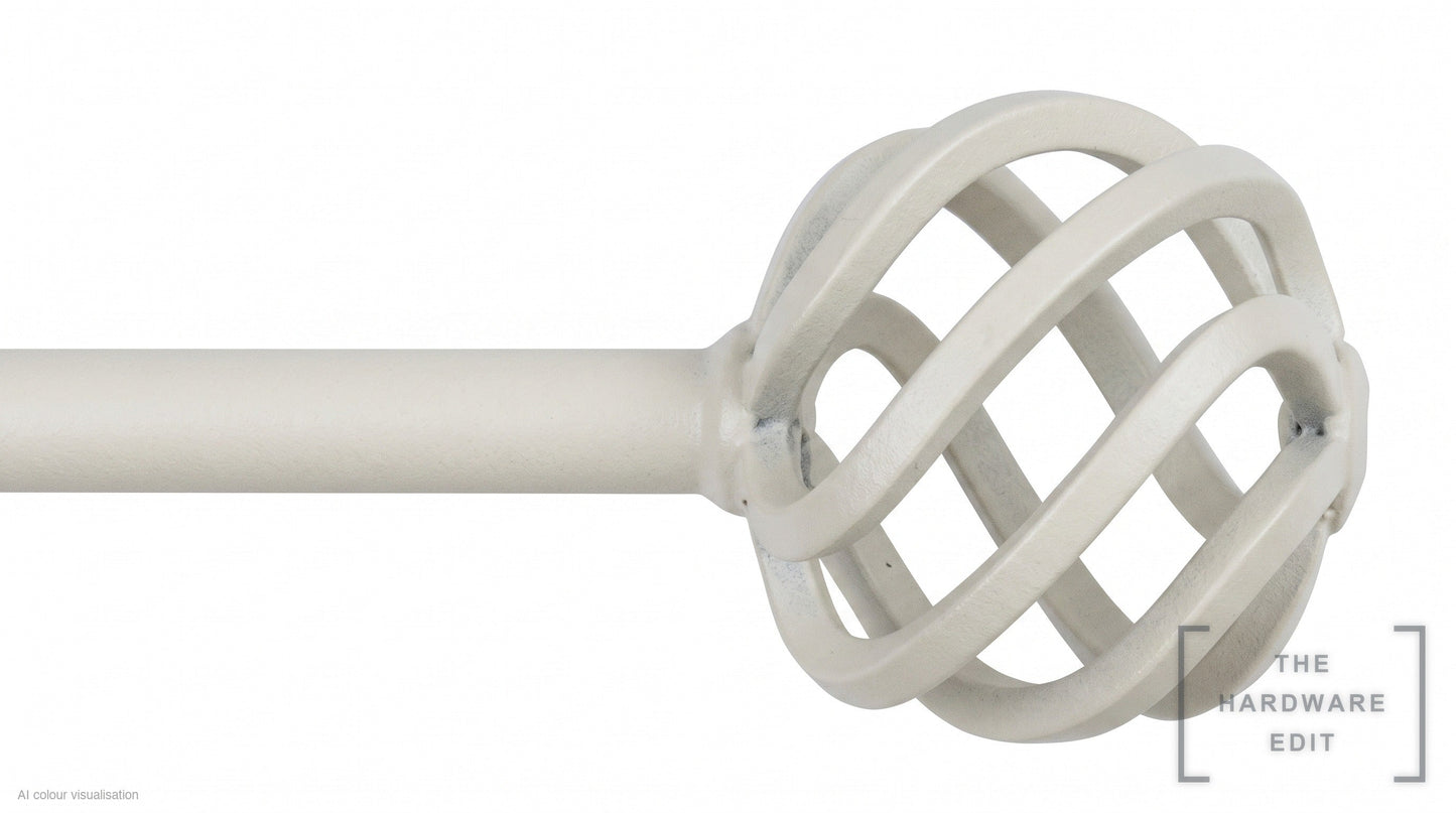 Basket finial – Chalk (AI colour visualisation)