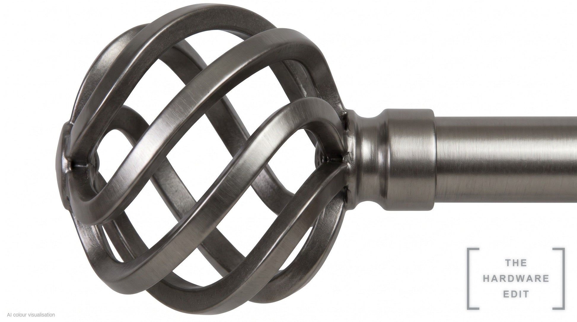 Basket finial – Pewter (AI colour visualisation)