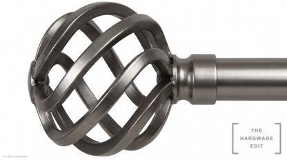 Basket finial – Pewter (AI colour visualisation)