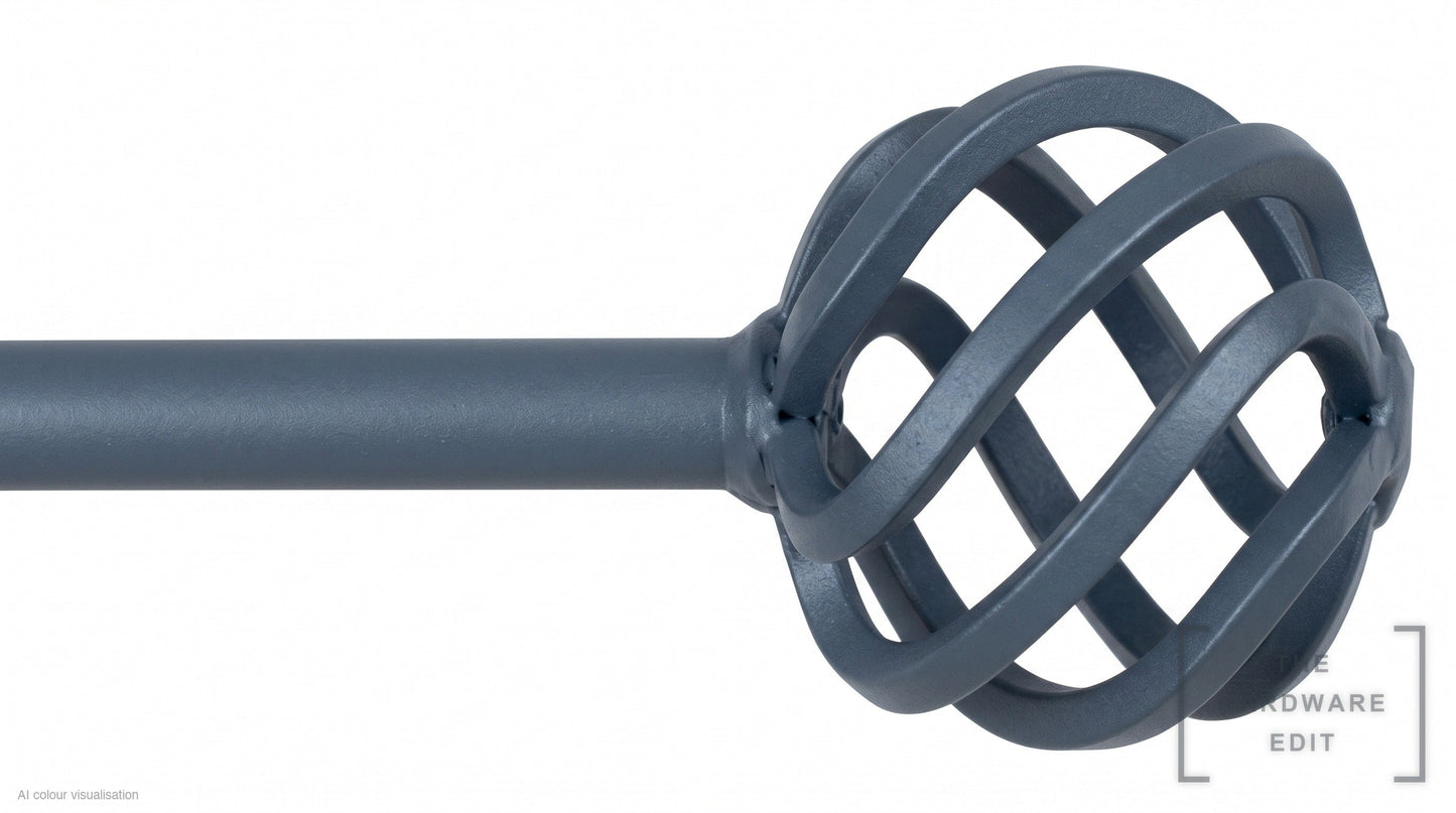 Basket finial – Slate (AI colour visualisation)