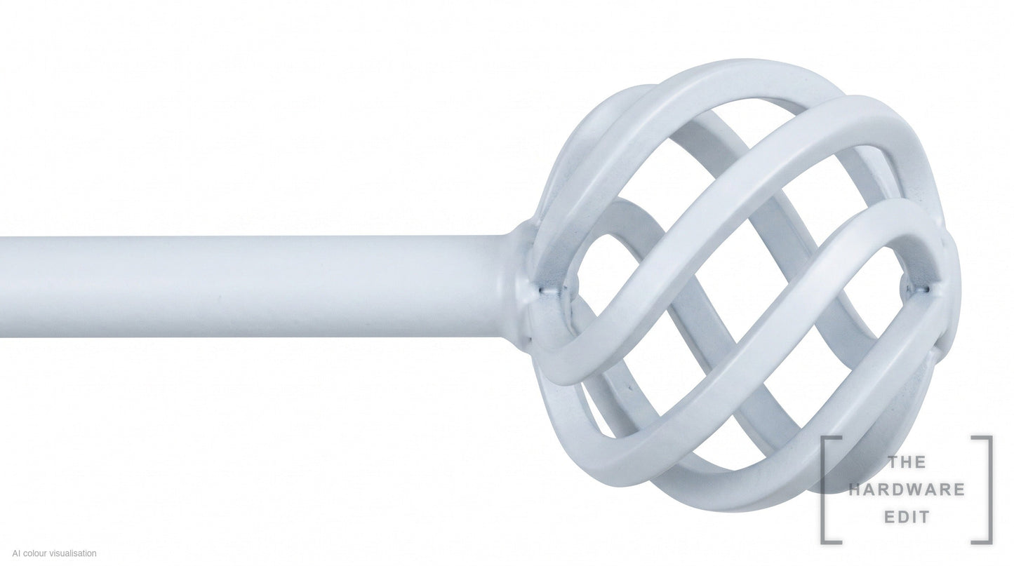 Basket finial – White (AI colour visualisation)