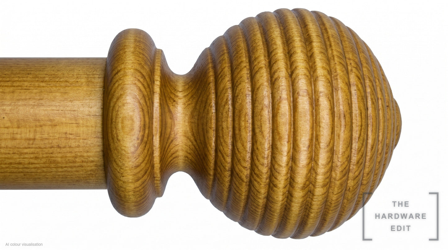 Beehive finial – Antique Pine (AI colour visualisation)