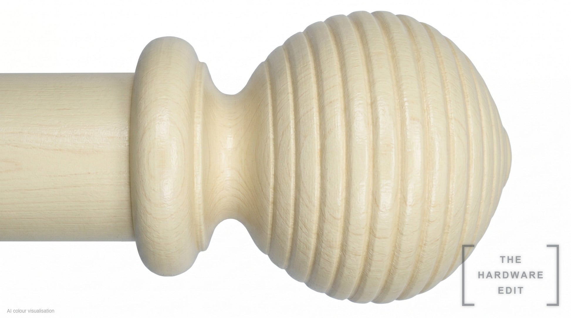 Beehive finial – Ivory Woodwash (AI colour visualisation)