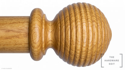 Beehive finial – Light Oak (AI colour visualisation)