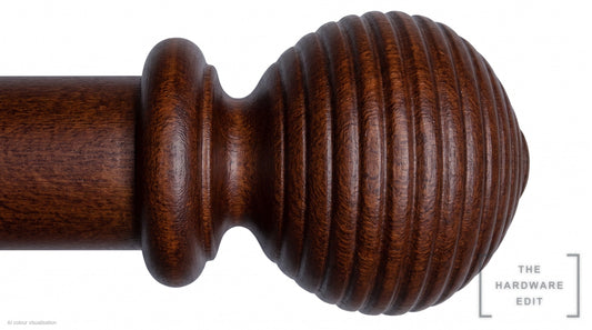 Beehive finial – Natural Mahogany (AI colour visualisation)