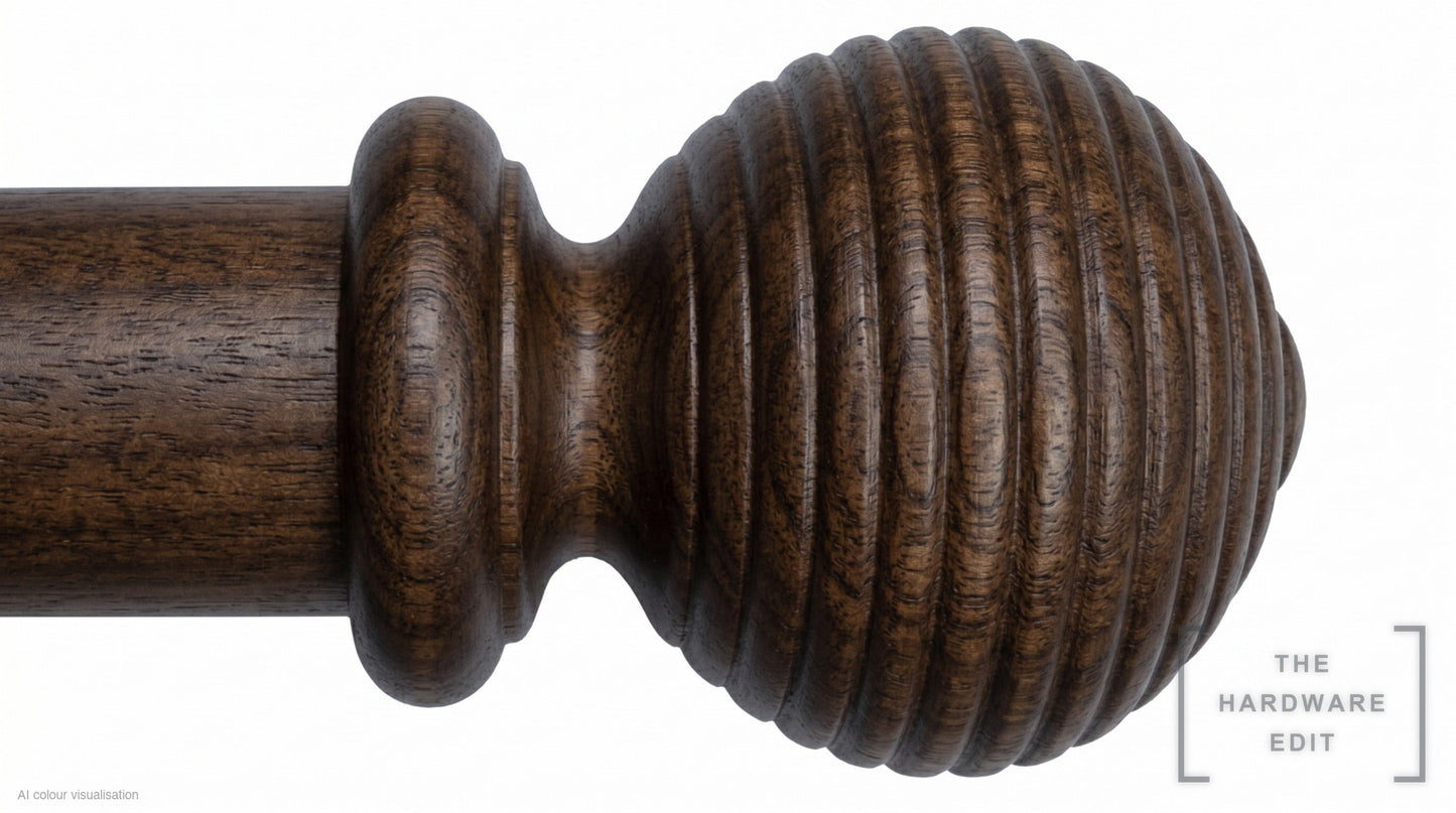 Beehive finial – Walnut (AI colour visualisation)