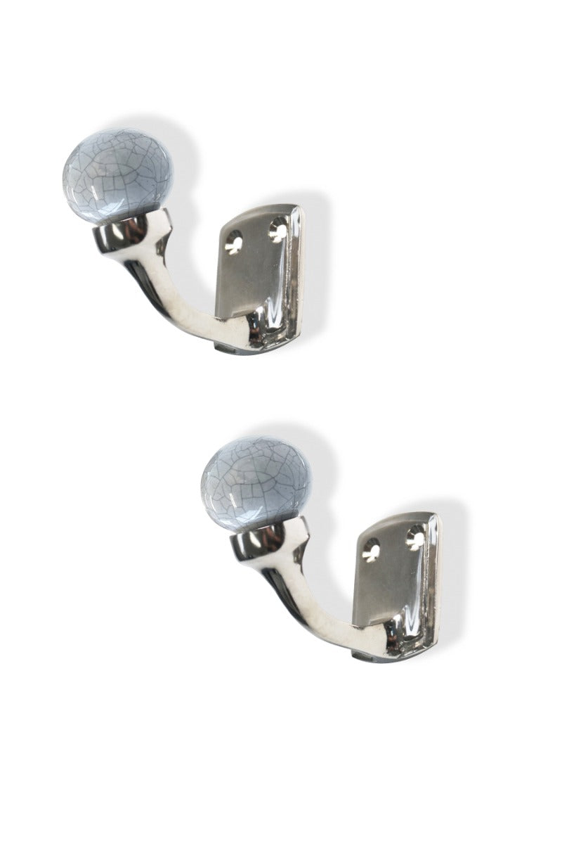 Laura Ashley Bertie Ceramic Hooks (Pair)
