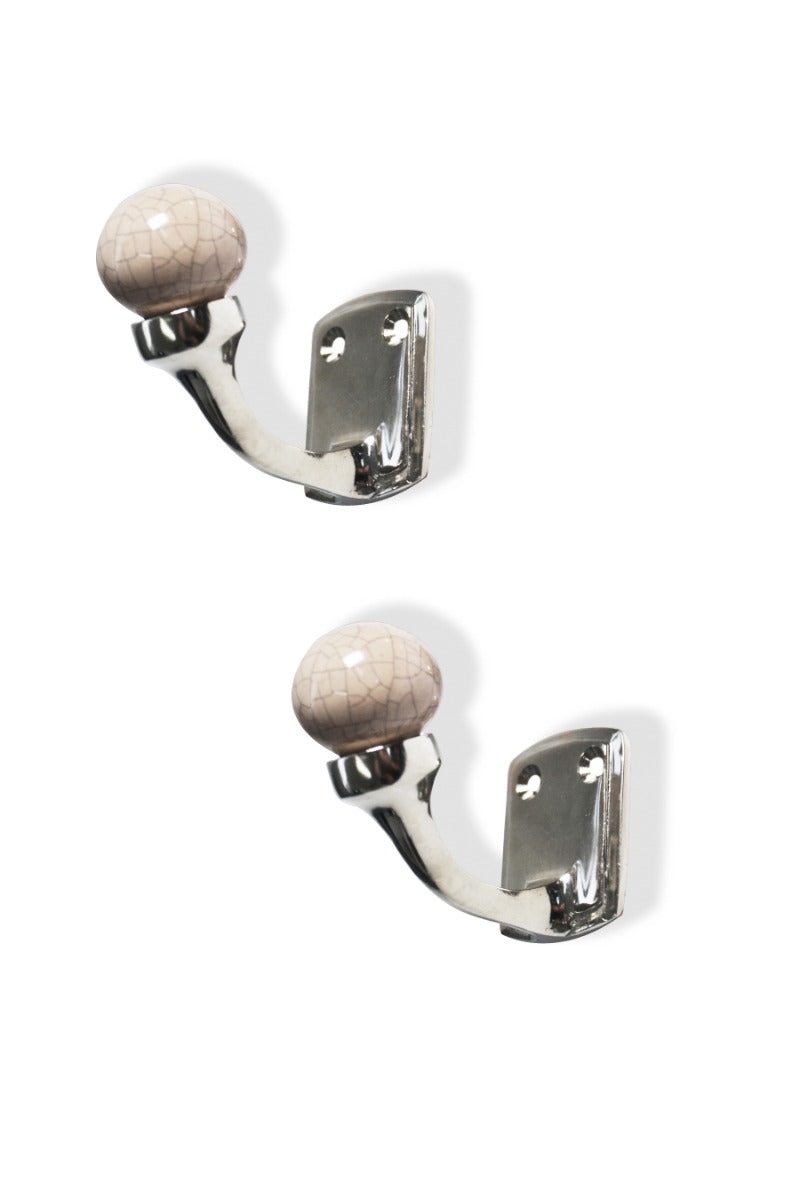 Laura Ashley Bertie Ceramic Hooks (Pair)