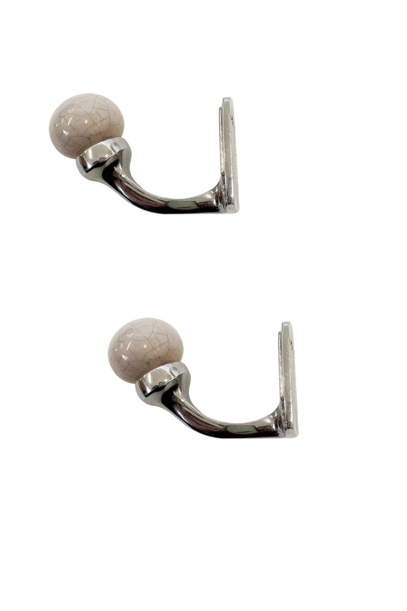 Laura Ashley Bertie Ceramic Hooks (Pair)