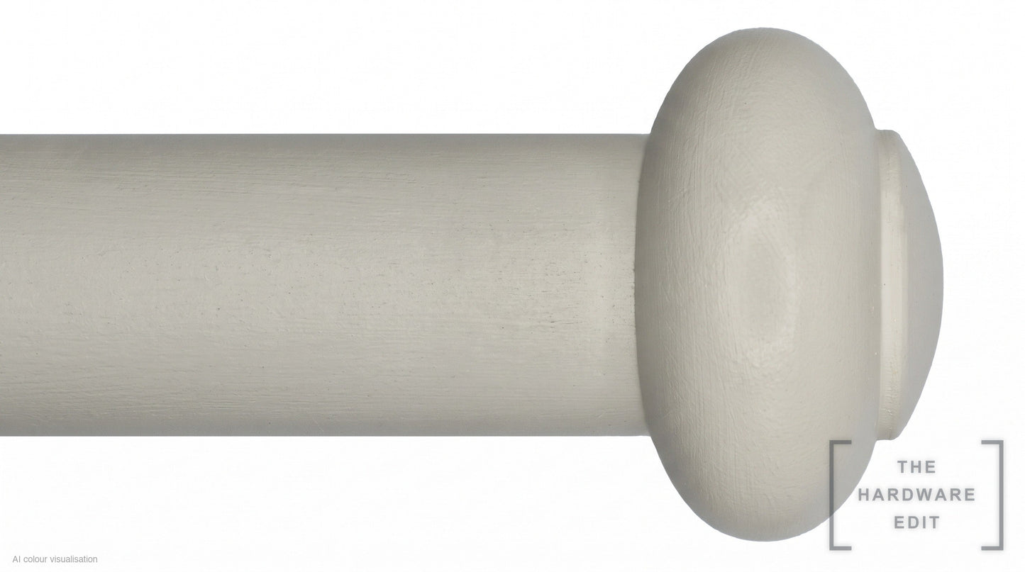Button finial – Ash (AI colour visualisation)
