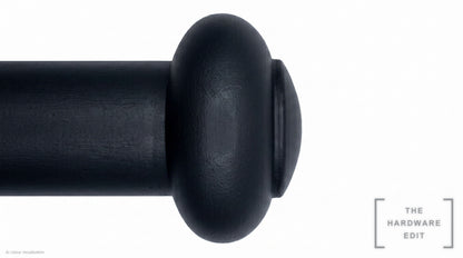 Button finial – Black (AI colour visualisation)