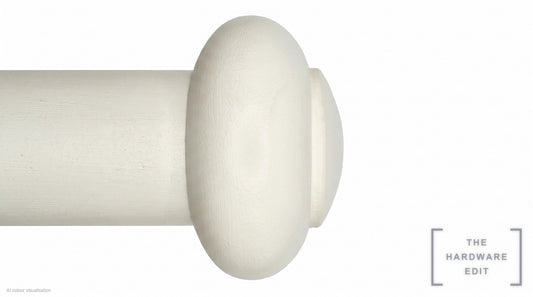 Button finial – Chalk (AI colour visualisation)