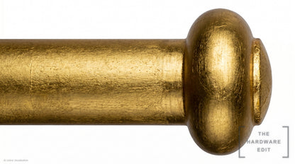 Button finial – Gilded (AI colour visualisation)