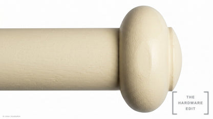 Button finial – Ivory (AI colour visualisation)