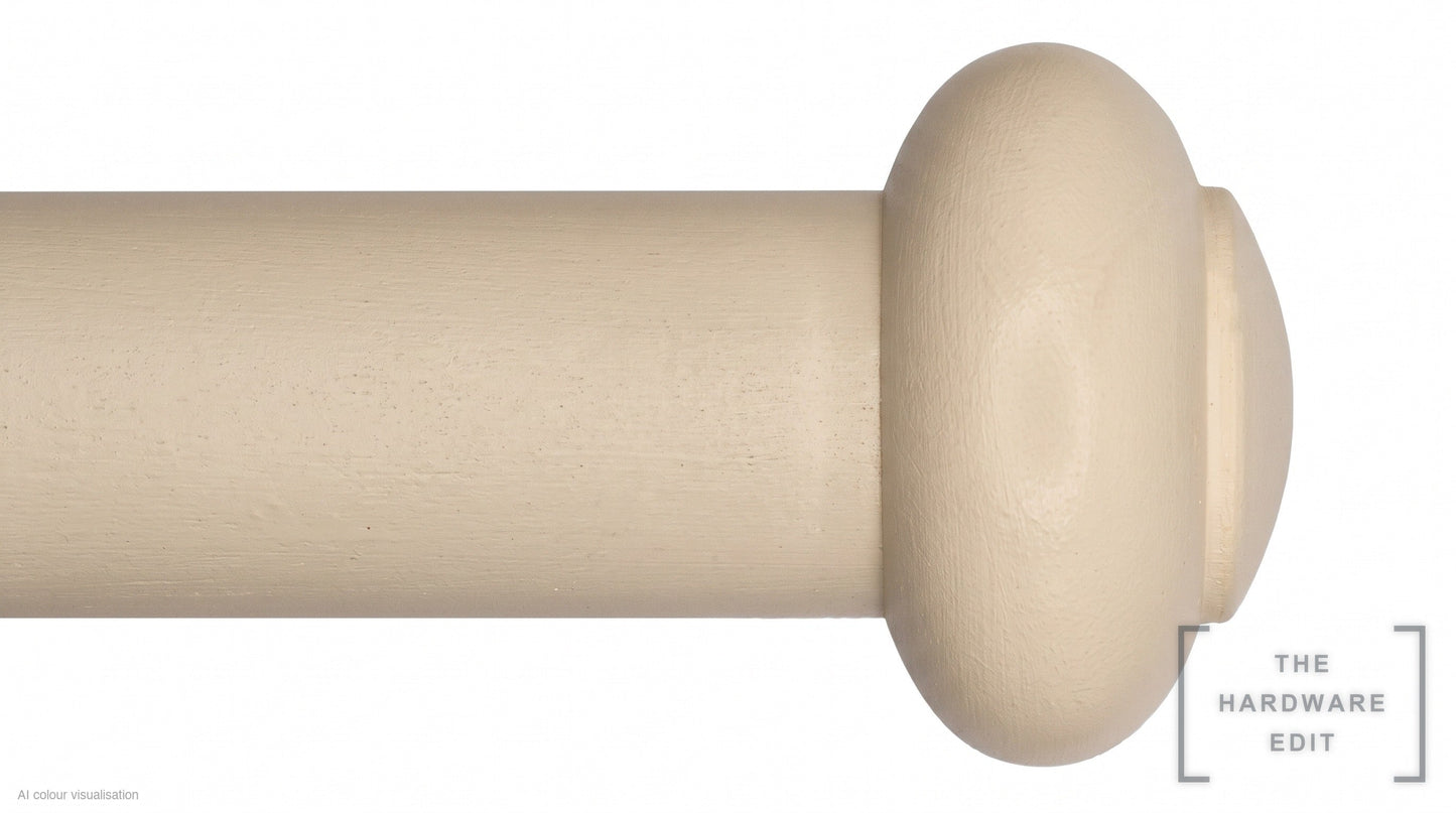 Button finial – Oyster (AI colour visualisation)