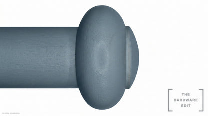 Button finial – Slate (AI colour visualisation)