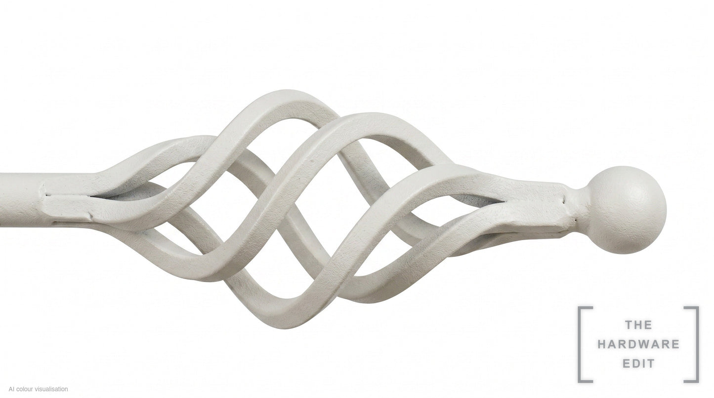 Cage finial – Chalk (AI colour visualisation)