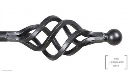 Cage finial – Graphite (AI colour visualisation)