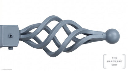Cage finial – Nimbus (AI colour visualisation)