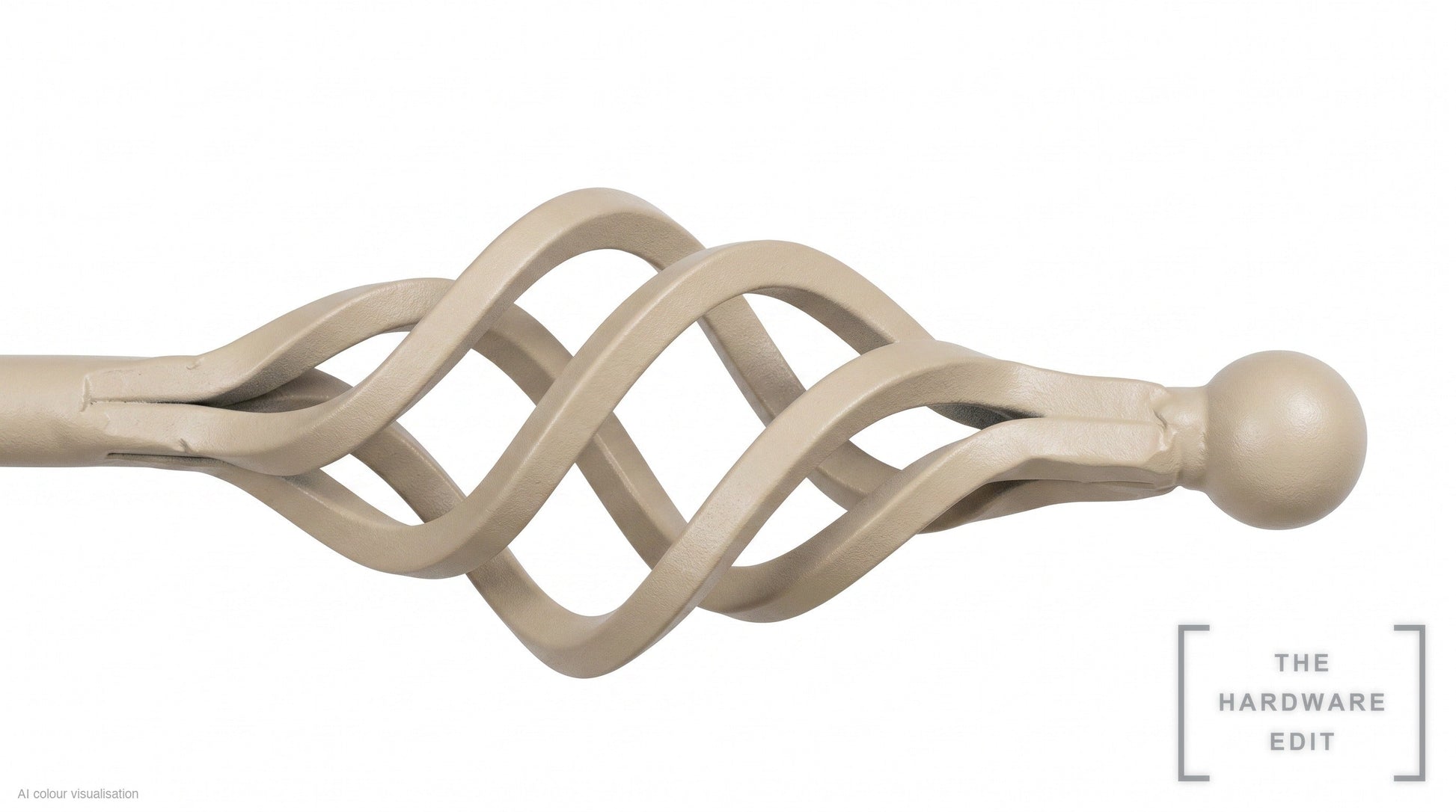 Cage finial – Oyster (AI colour visualisation)