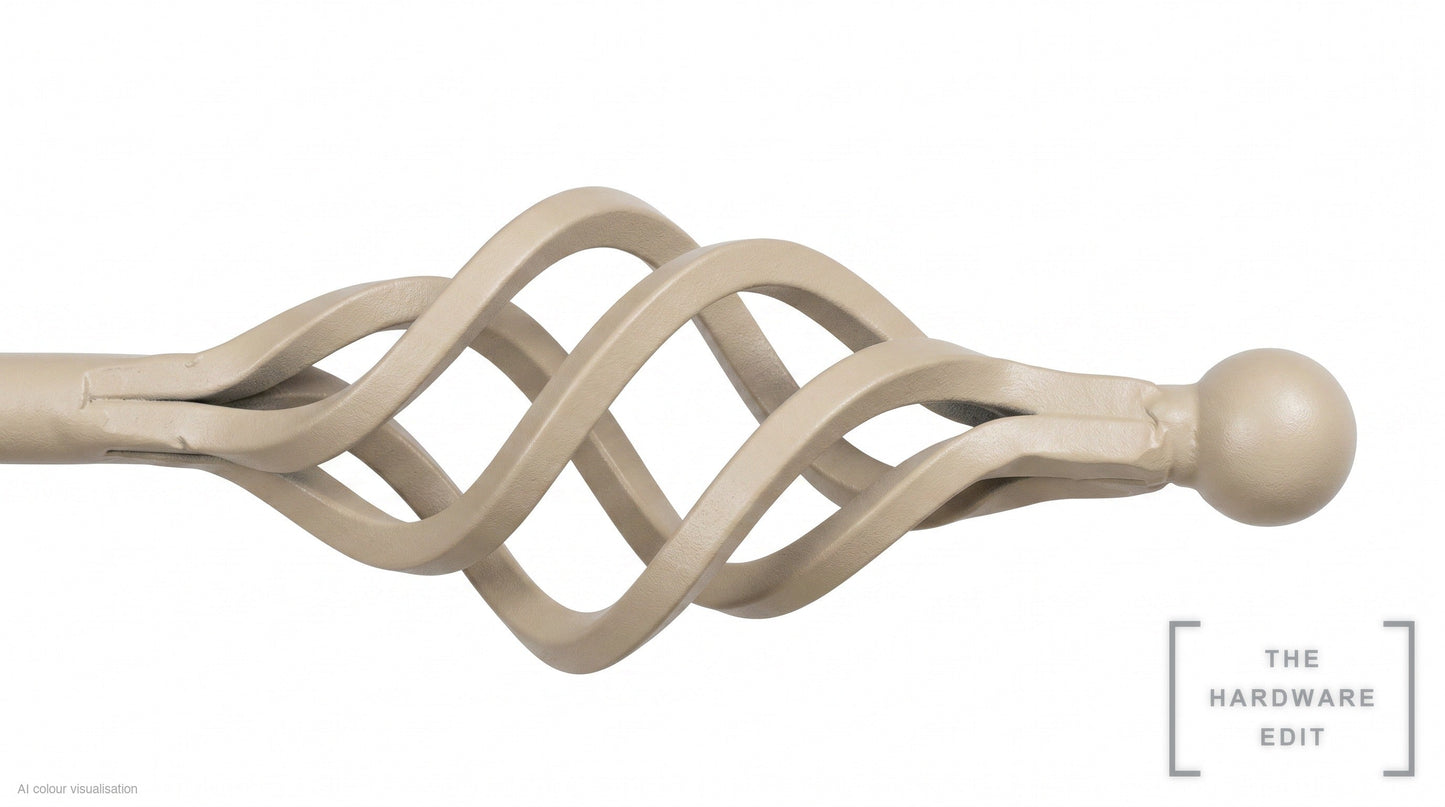 Cage finial – Oyster (AI colour visualisation)