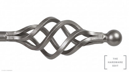 Cage finial – Pewter (AI colour visualisation)