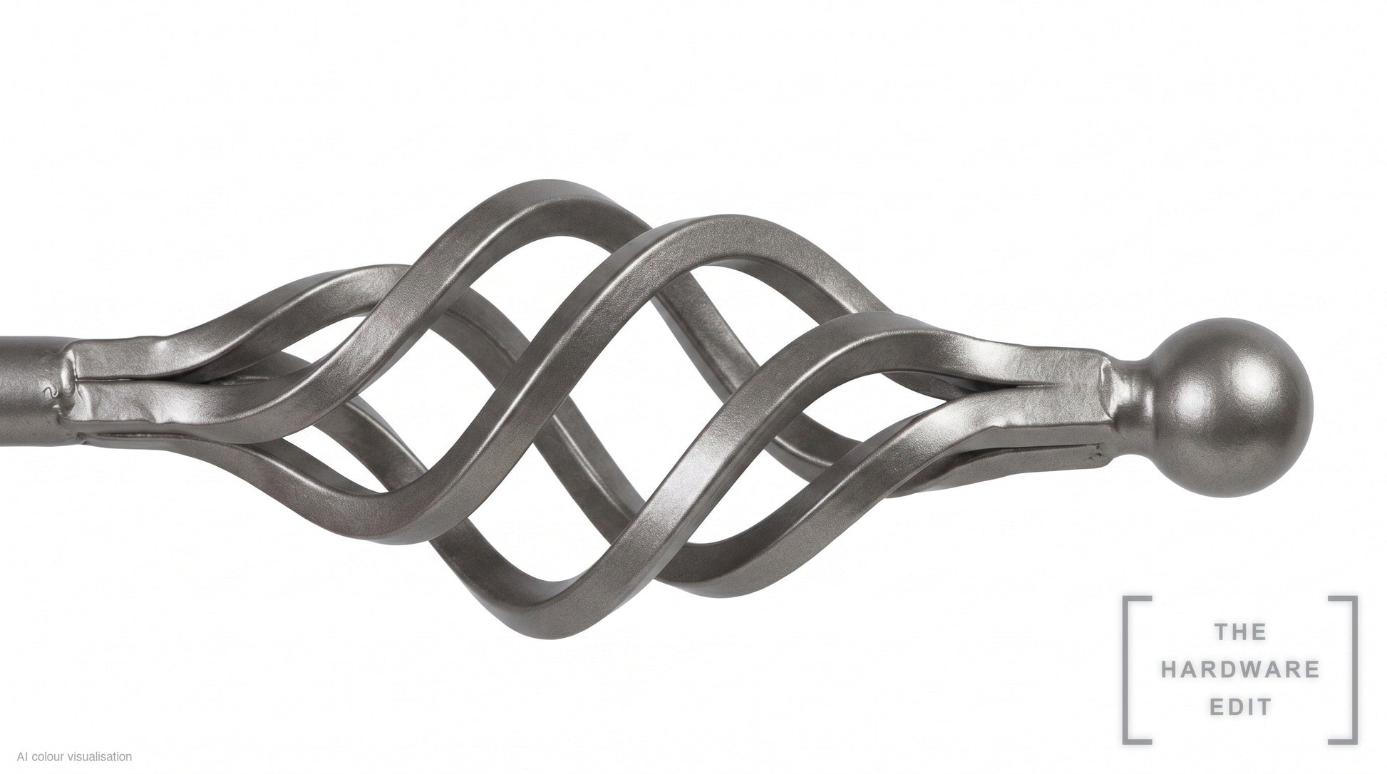 Cage finial – Pewter (AI colour visualisation)