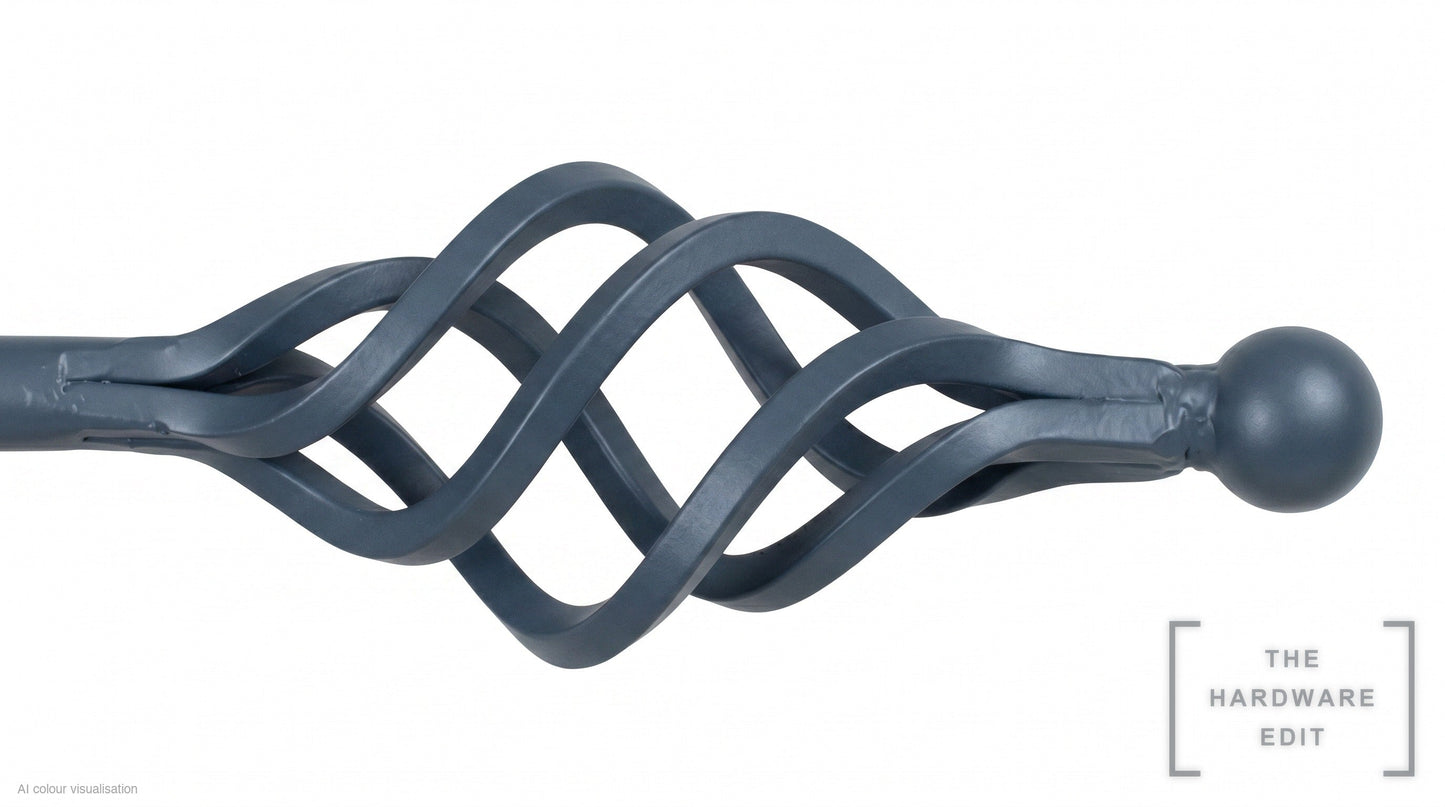 Cage finial – Slate (AI colour visualisation)