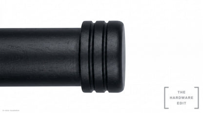 Cap finial – Black (AI colour visualisation)