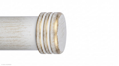 Cap finial – Gold over White (AI colour visualisation)