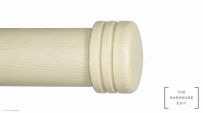 Cap finial – Ivory Woodwash (AI colour visualisation)