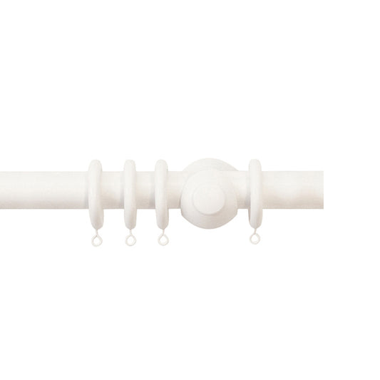 Jones Cathedral 30mm Wooden Curtain Pole, Cotton