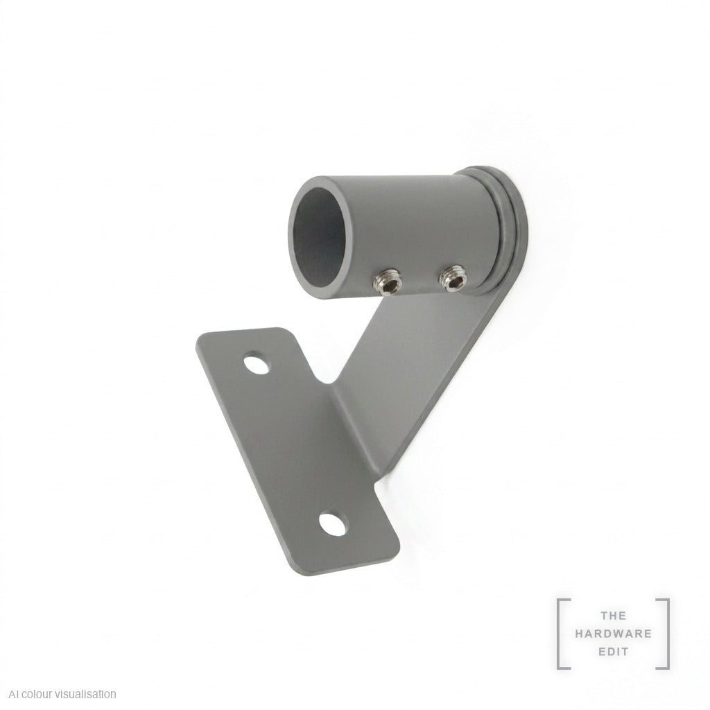 Café rod face fix bracket, long projection, Nimbus