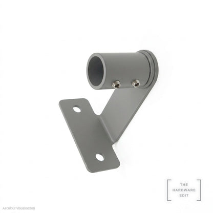Café rod face fix bracket, long projection, Nimbus