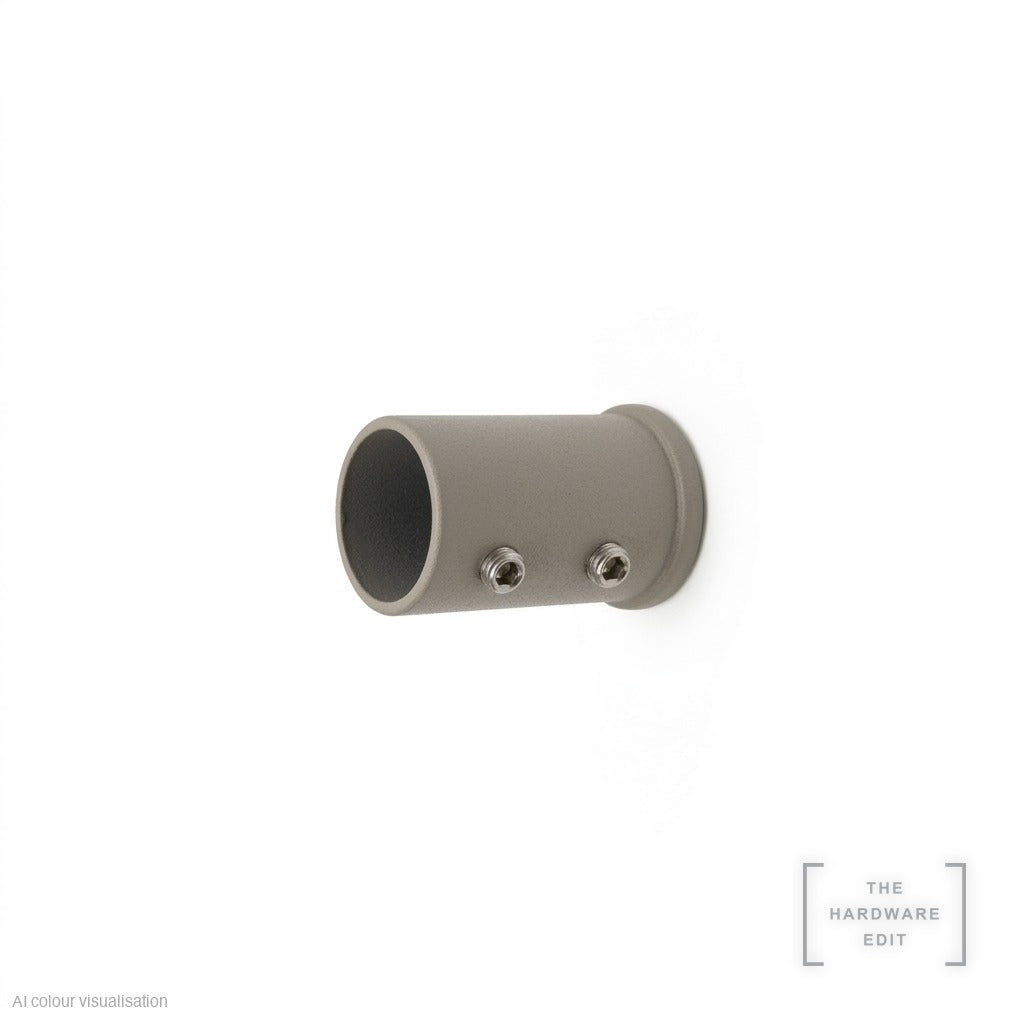 Café rod recess fix bracket, Ash