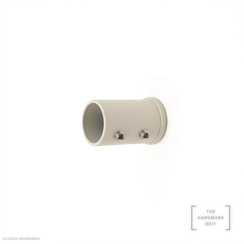 Café rod recess fix bracket, Chalk