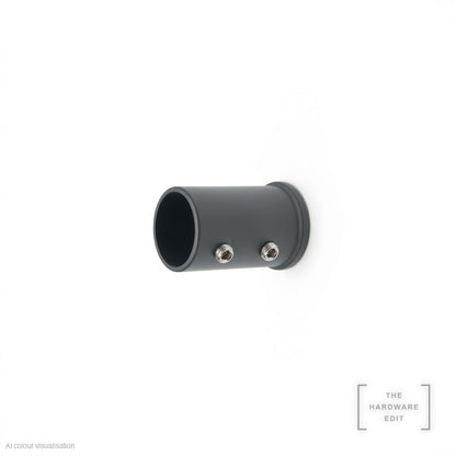 Café rod recess fix bracket, Graphite