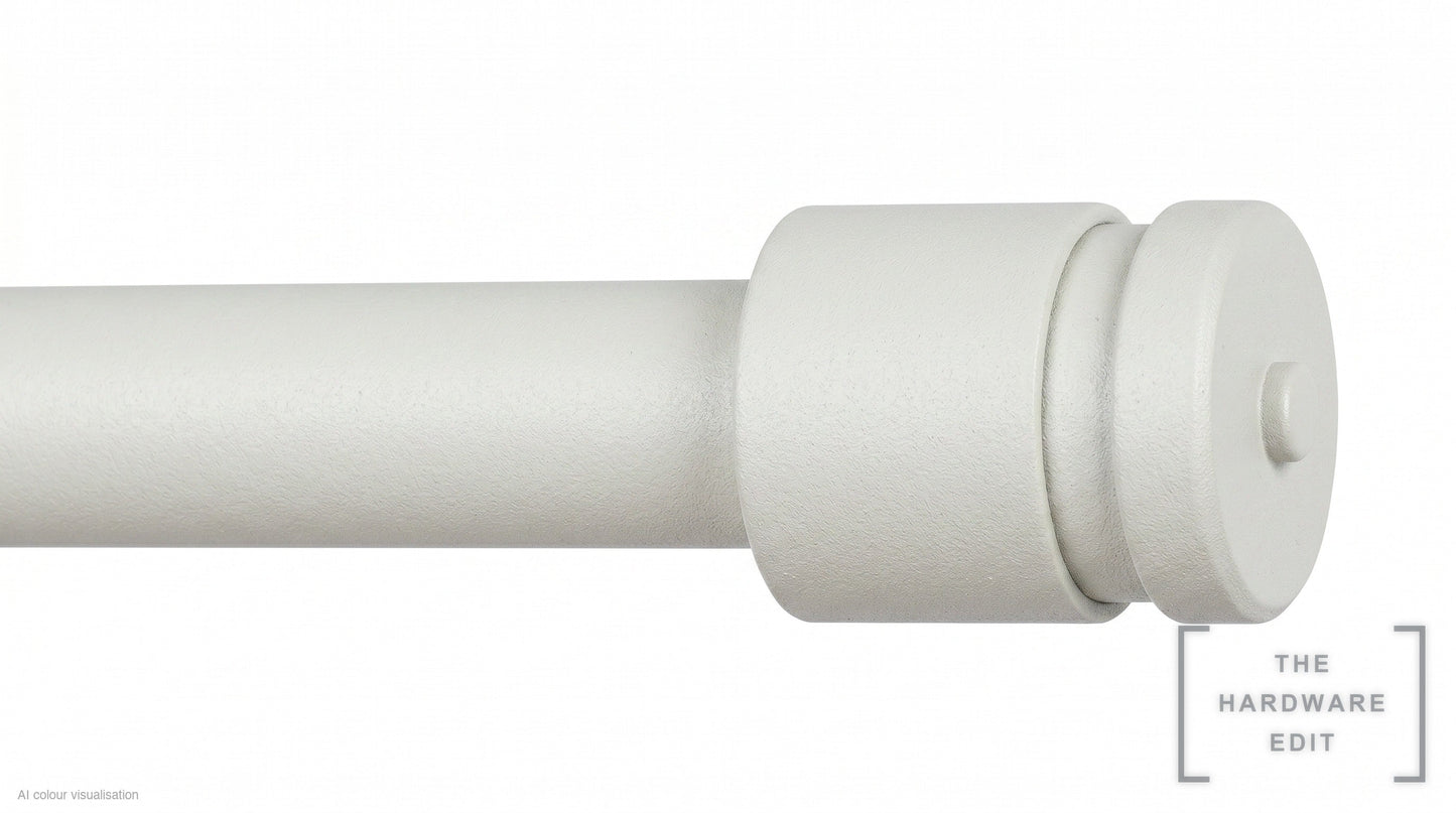 Collar finial – Chalk (AI colour visualisation)