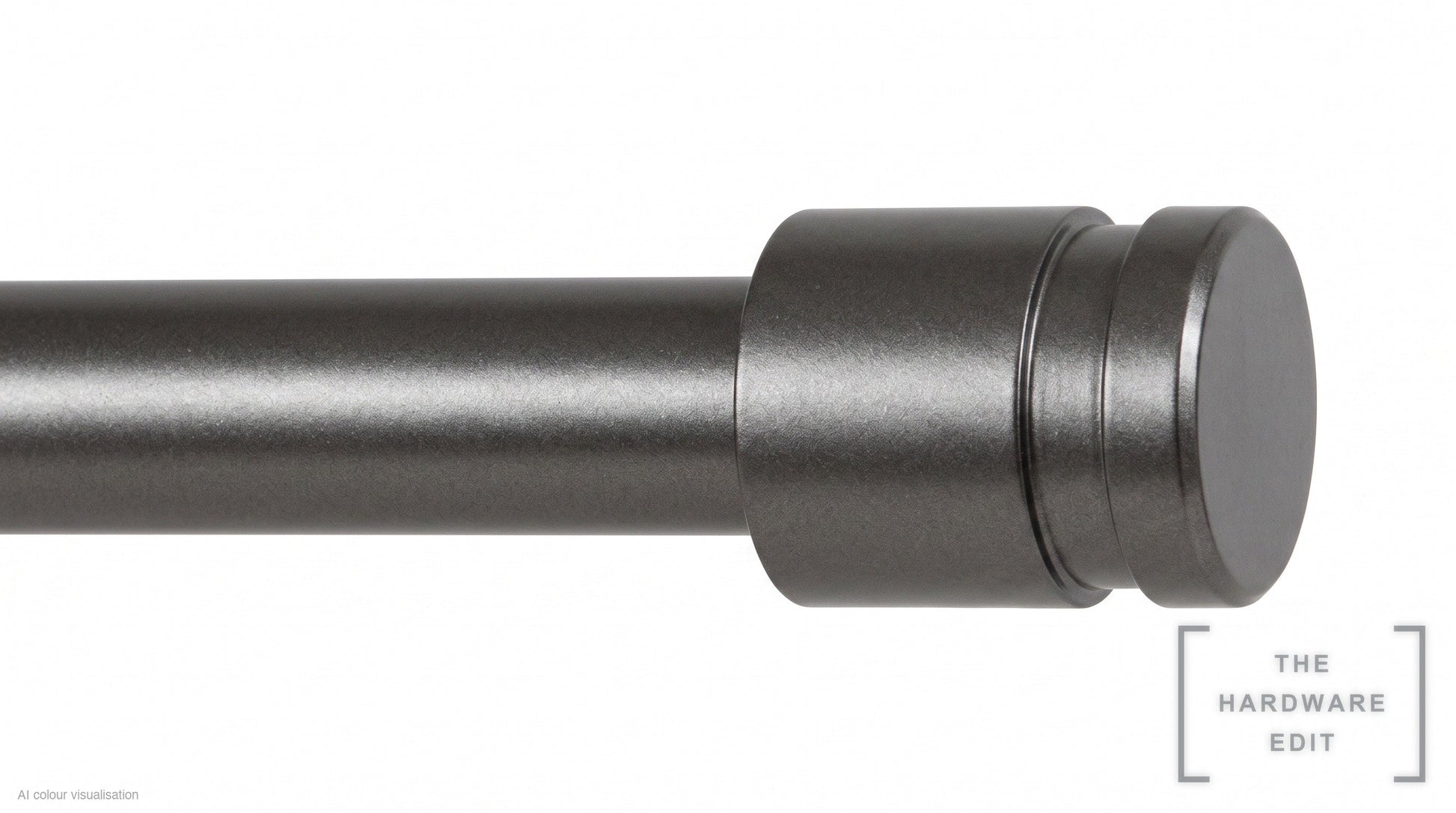 Collar finial – Graphite (AI colour visualisation)