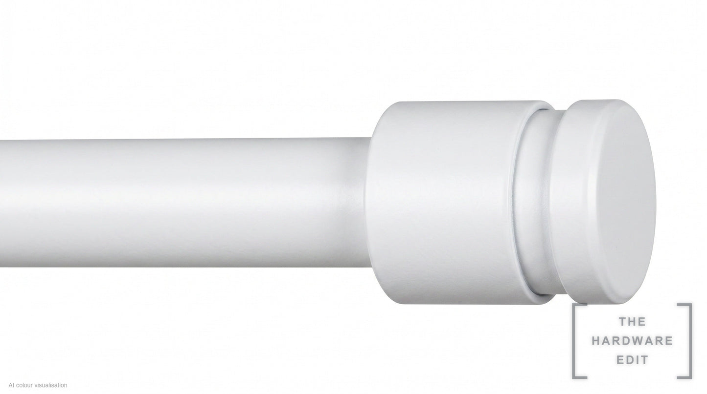 Collar finial – White (AI colour visualisation)