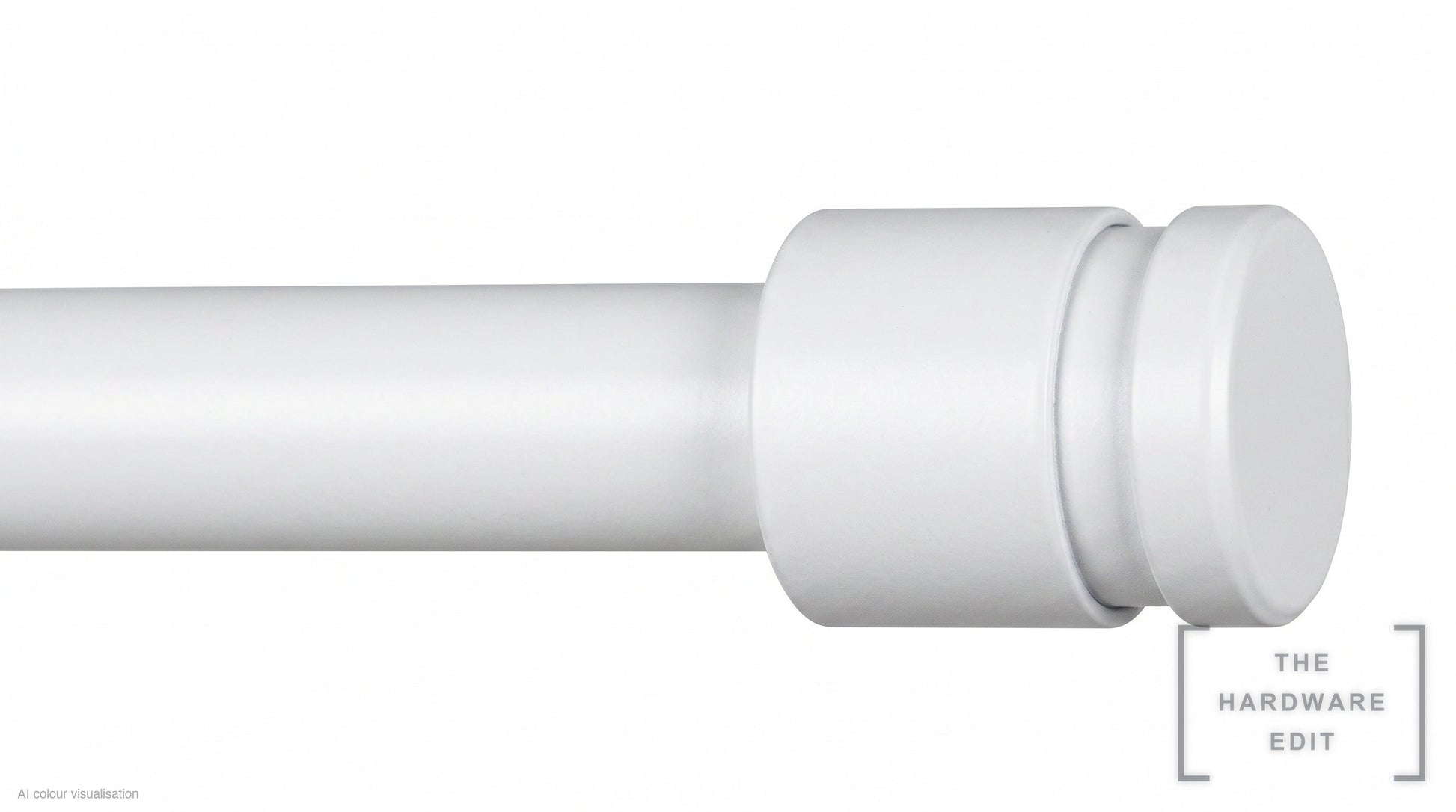 Collar finial – White (AI colour visualisation)