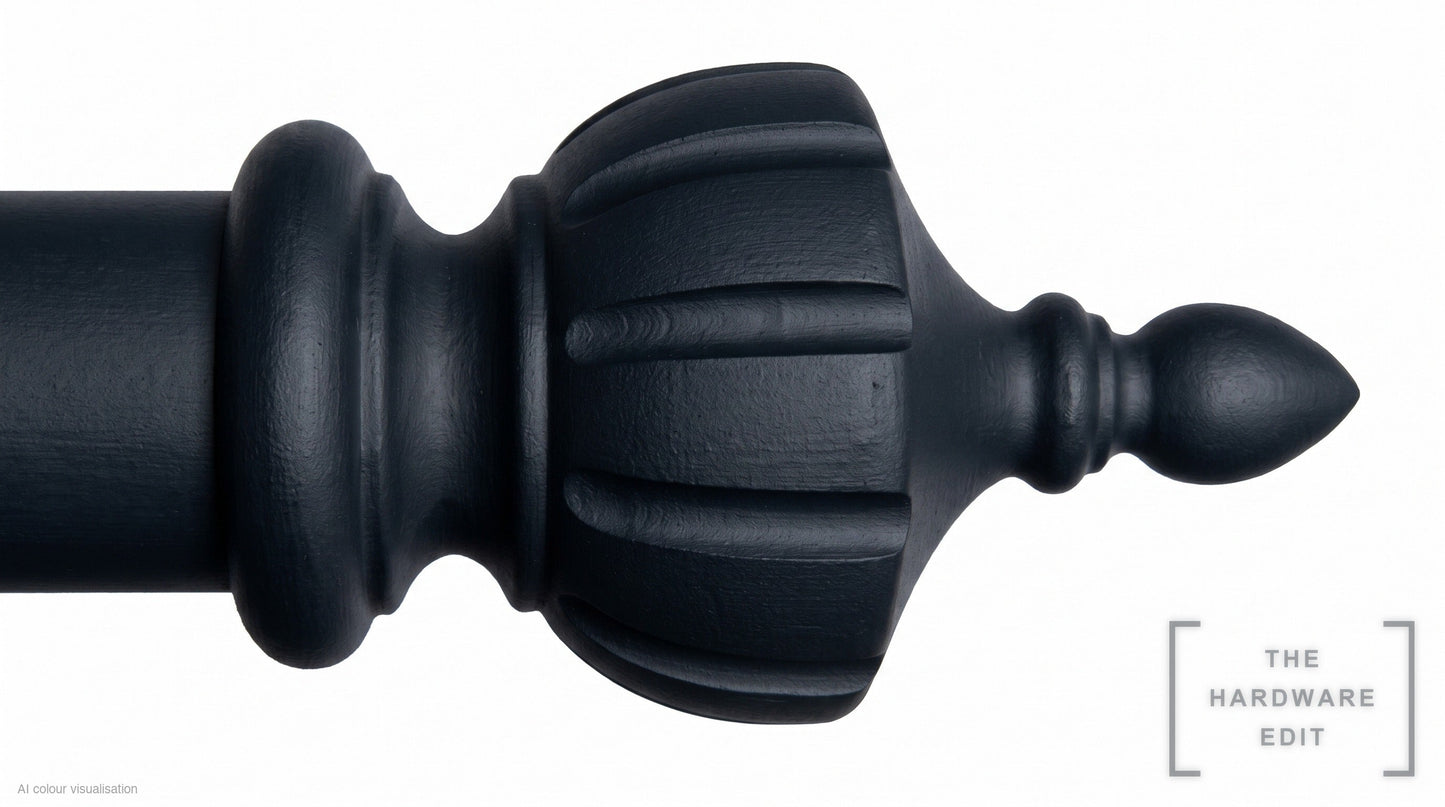 Crown finial – Black (AI colour visualisation)