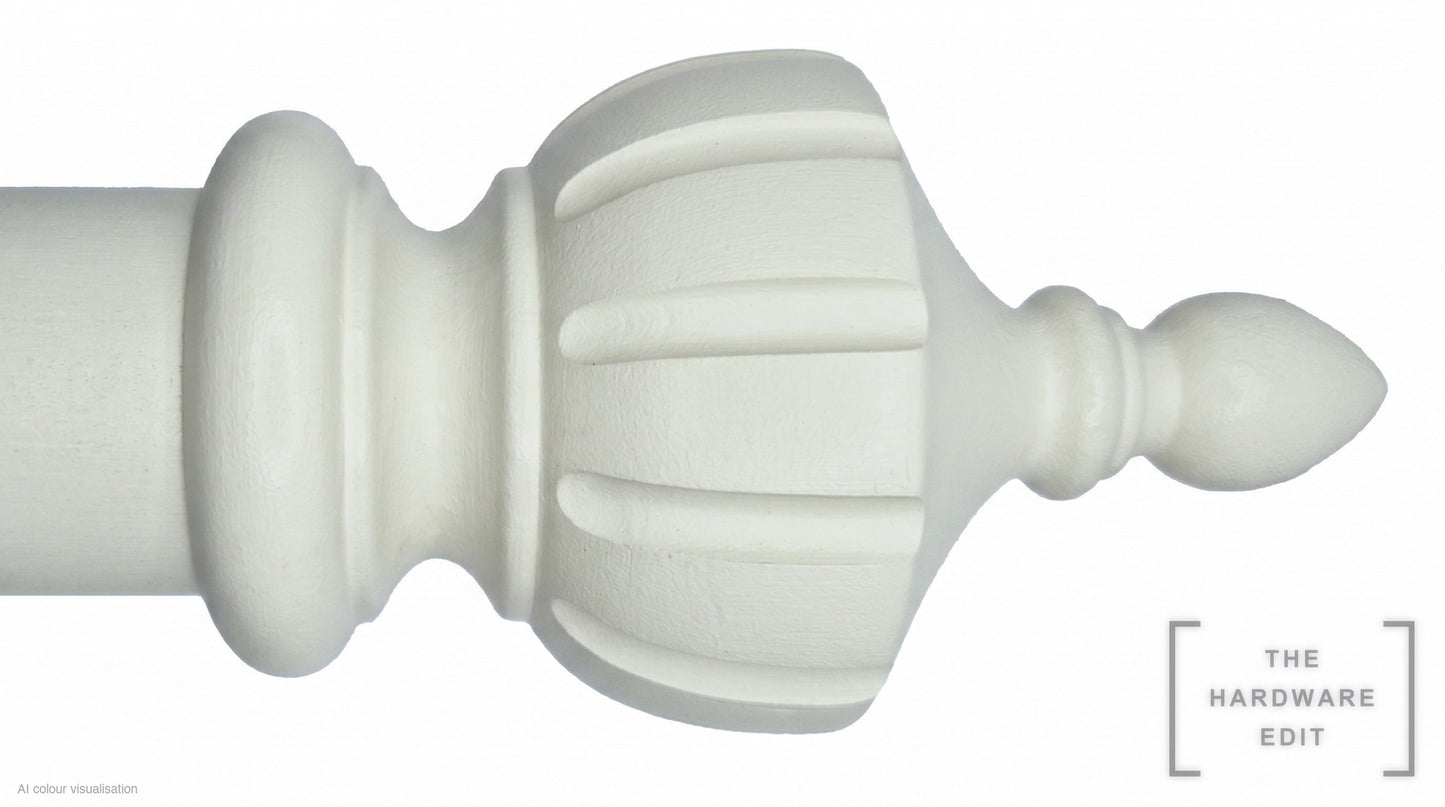 Crown finial – Chalk (AI colour visualisation)