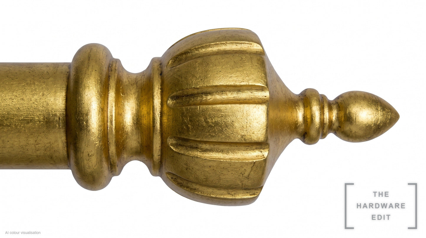 Crown finial – Gilded (AI colour visualisation)
