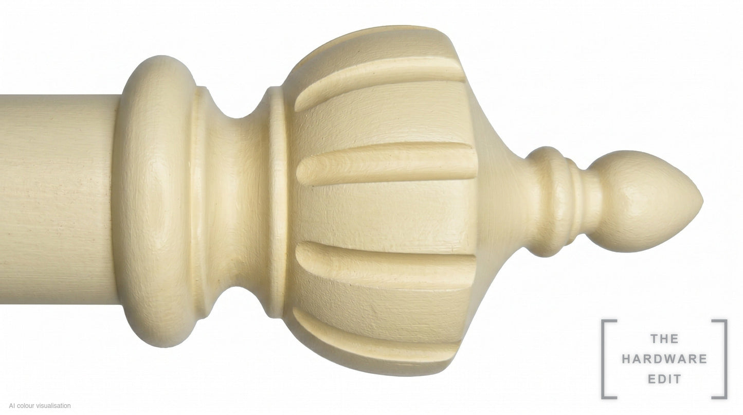 Crown finial – Ivory (AI colour visualisation)