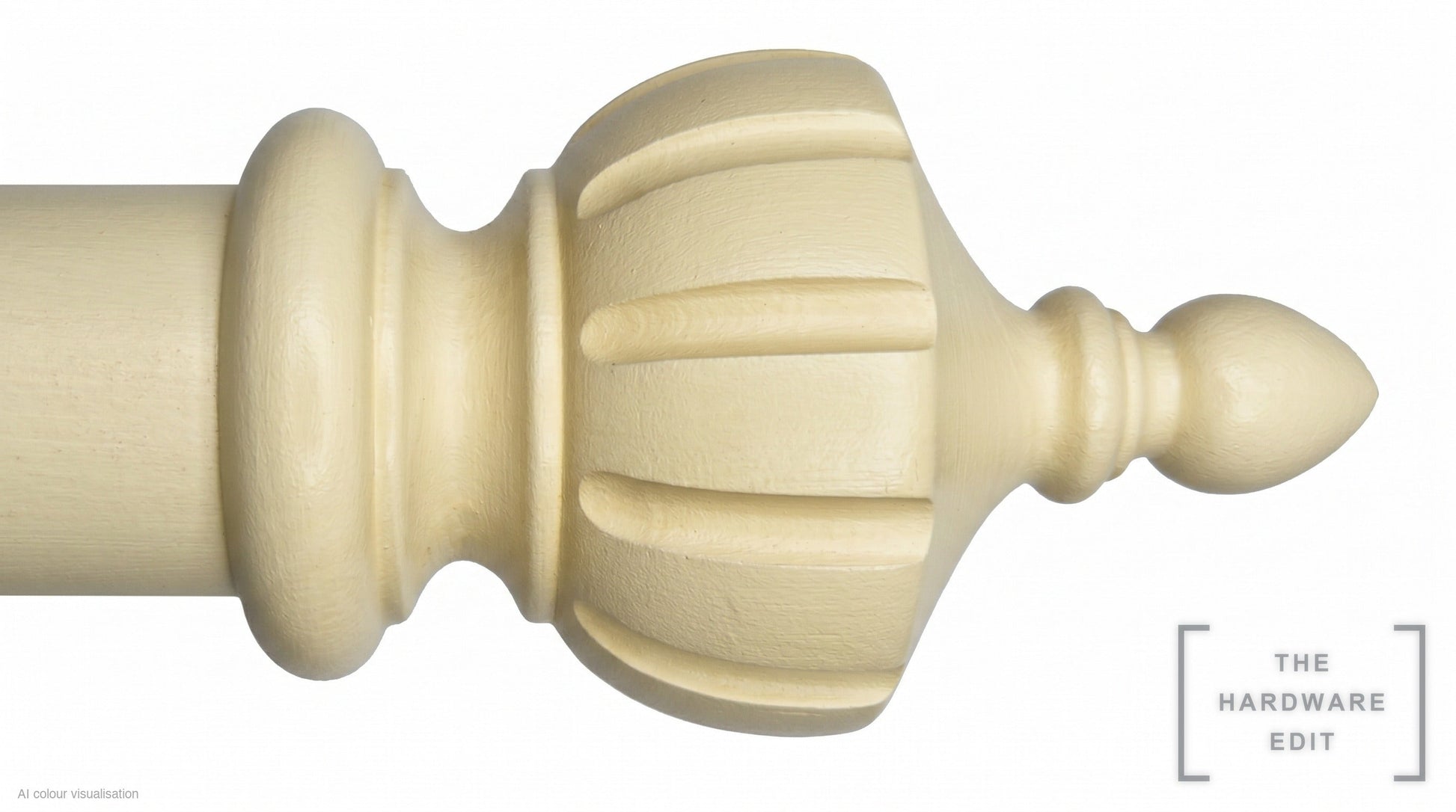 Crown finial – Ivory (AI colour visualisation)