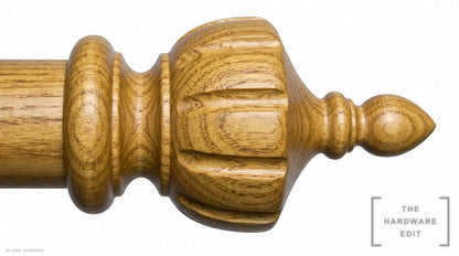 Crown finial – Light Oak (AI colour visualisation)