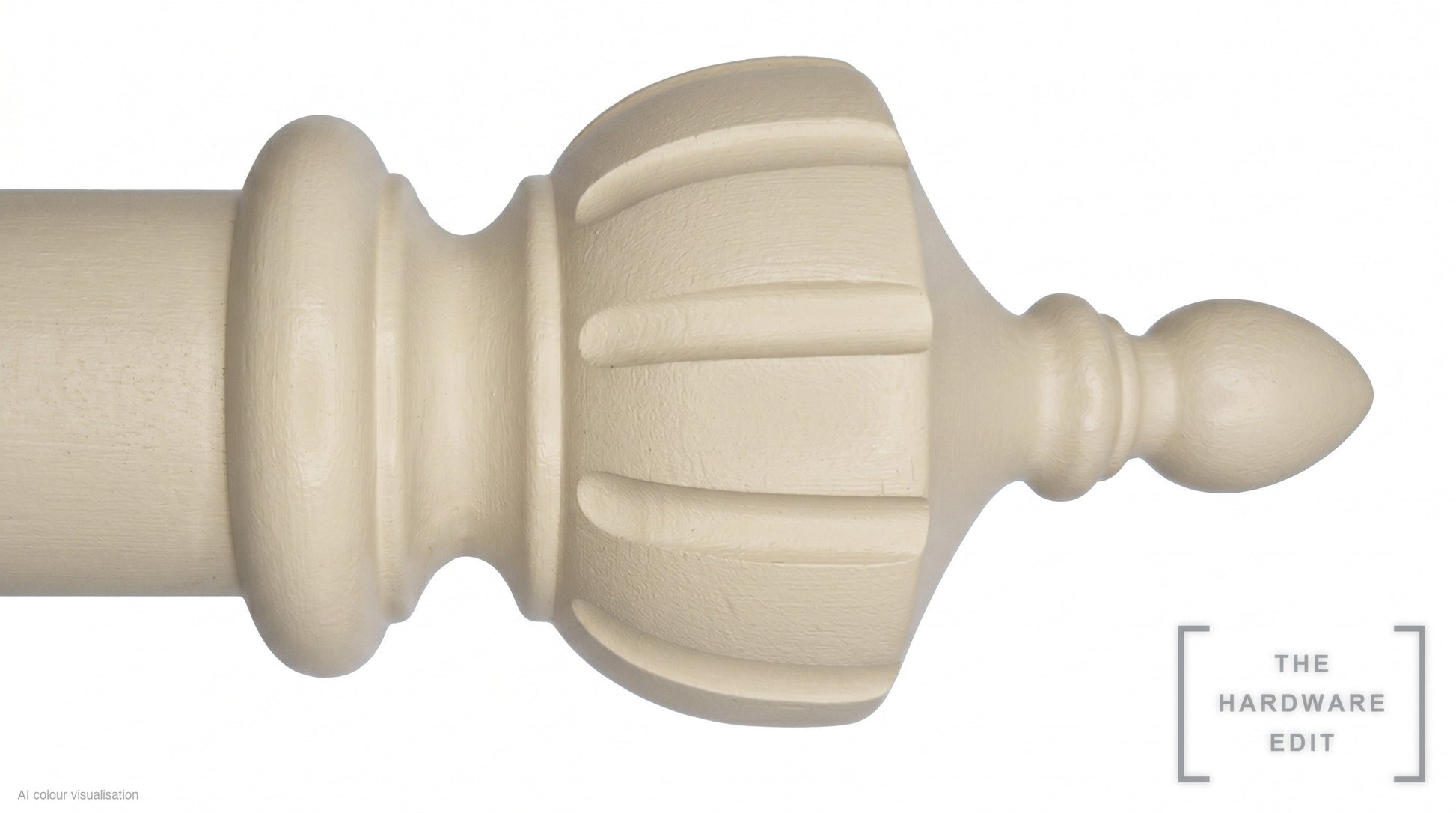 Crown finial – Oyster (AI colour visualisation)